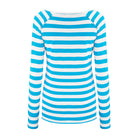 Longsleeve Dłuższa Historia Szerokie Paski Ocean