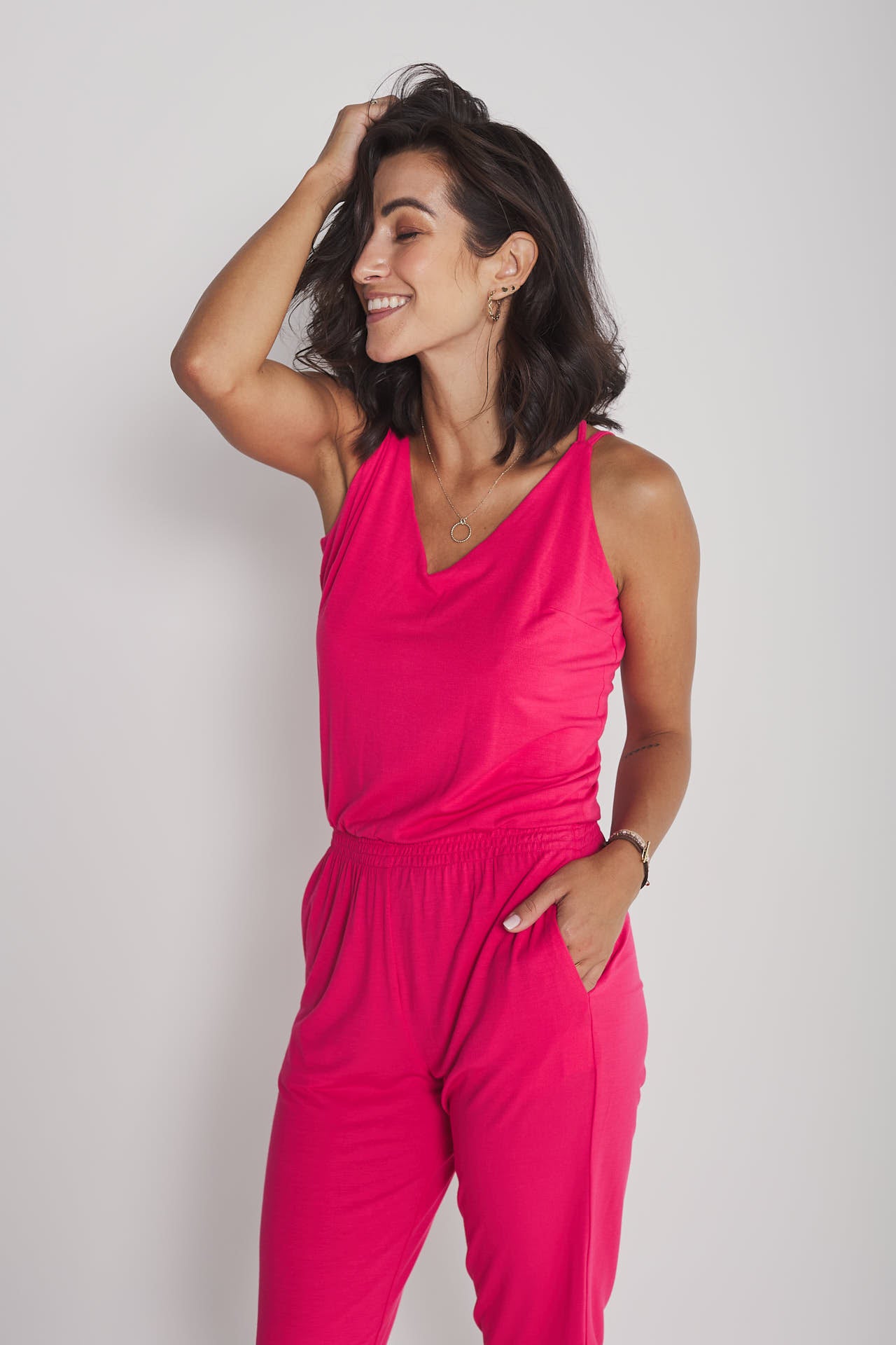 Kombinezon Simple Pleasure No.2 Fuksja