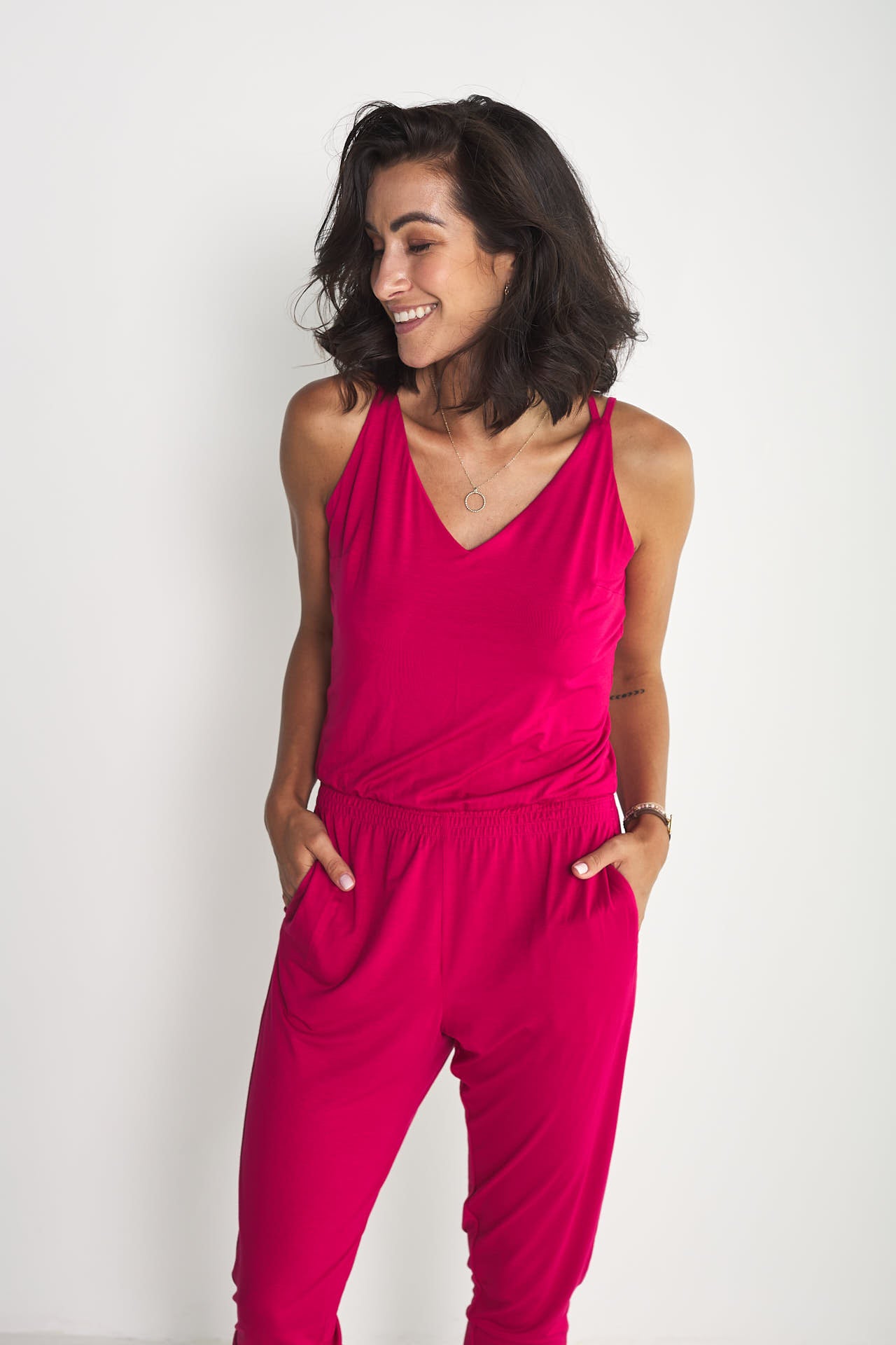 Kombinezon Simple Pleasure No.2 Ciemny Róż