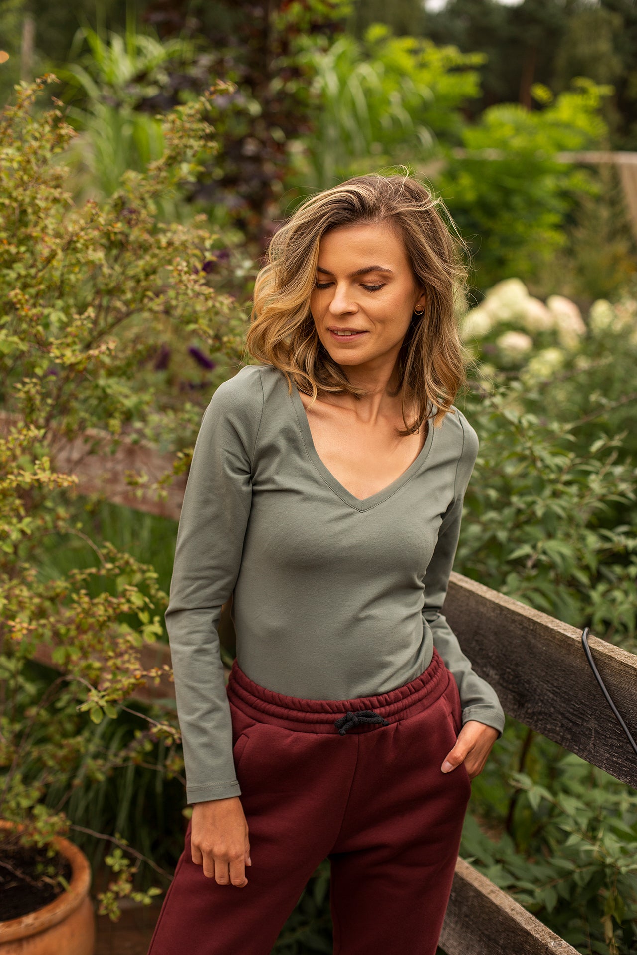 Longsleeve Perfect Lines Khaki