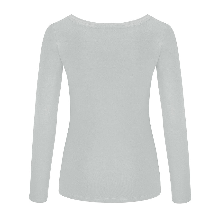 Longsleeve Perfect Lines Szary Jasny Pastel