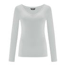 Longsleeve Perfect Lines Szary Jasny Pastel