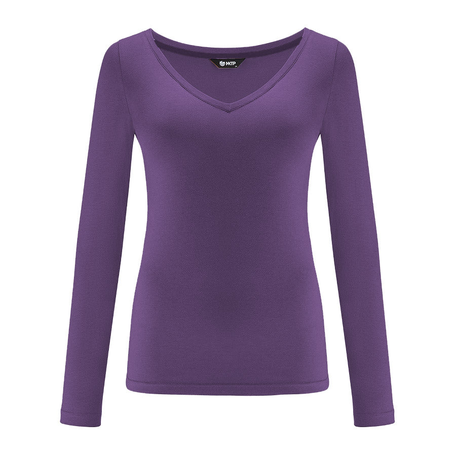 Longsleeve Perfect Lines Śliwka