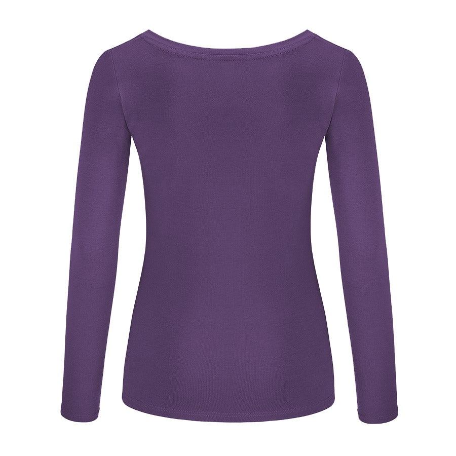 Longsleeve Perfect Lines Śliwka
