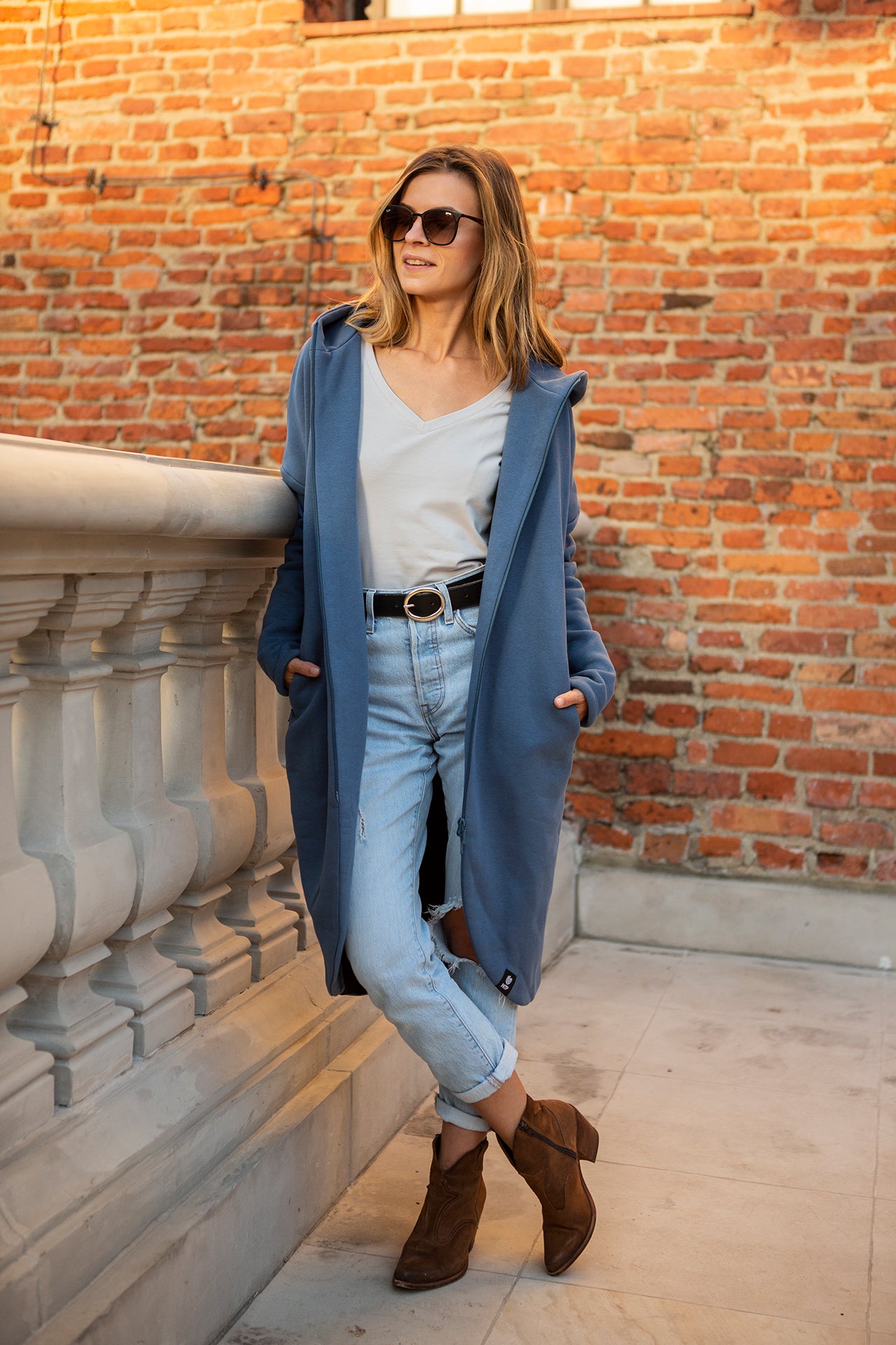 Płaszczobluza No.2 Niebieski Dżins