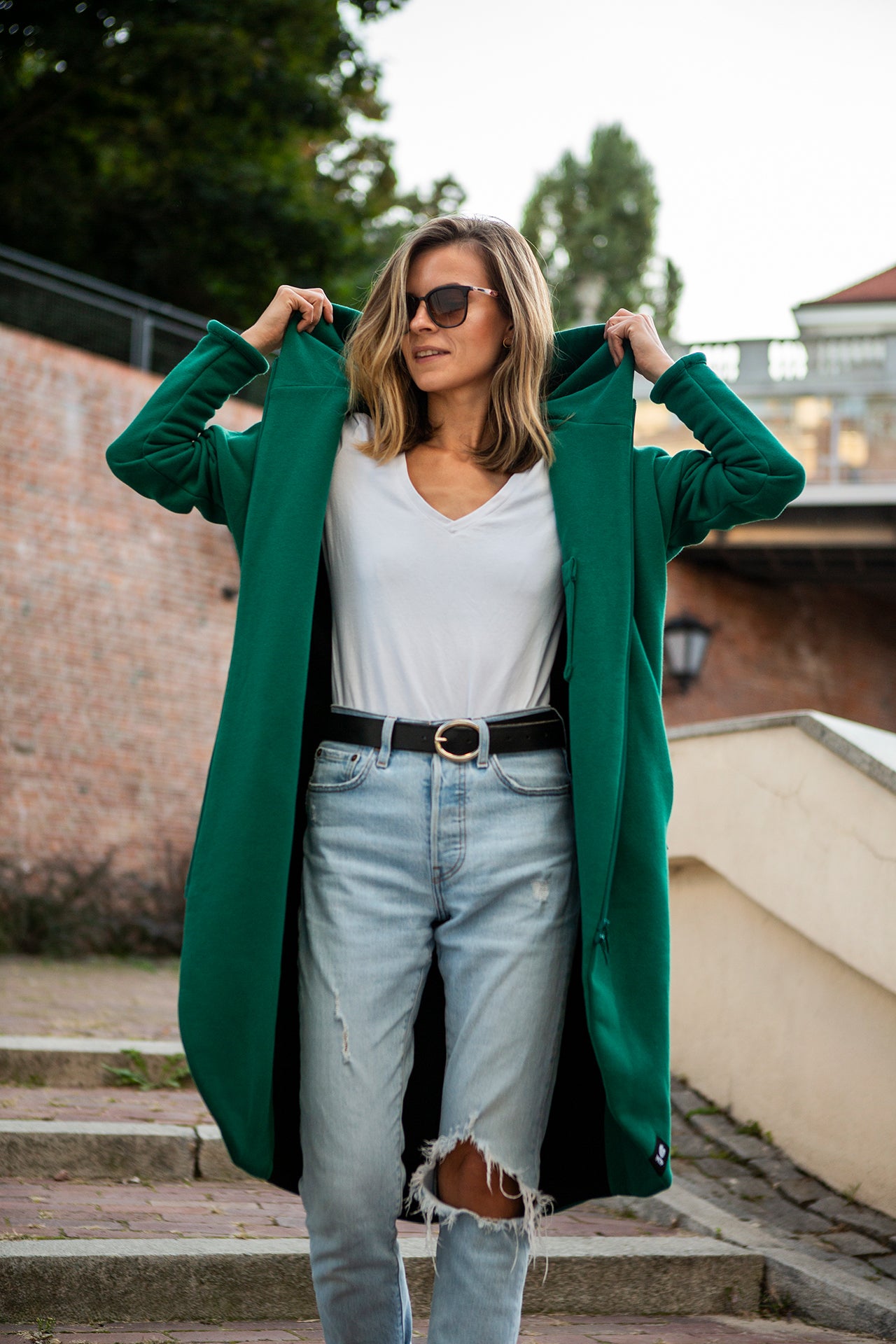 Płaszczobluza No.2 Butelkowa Zieleń