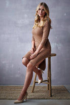 Sukienka Inner Beauty Kamel