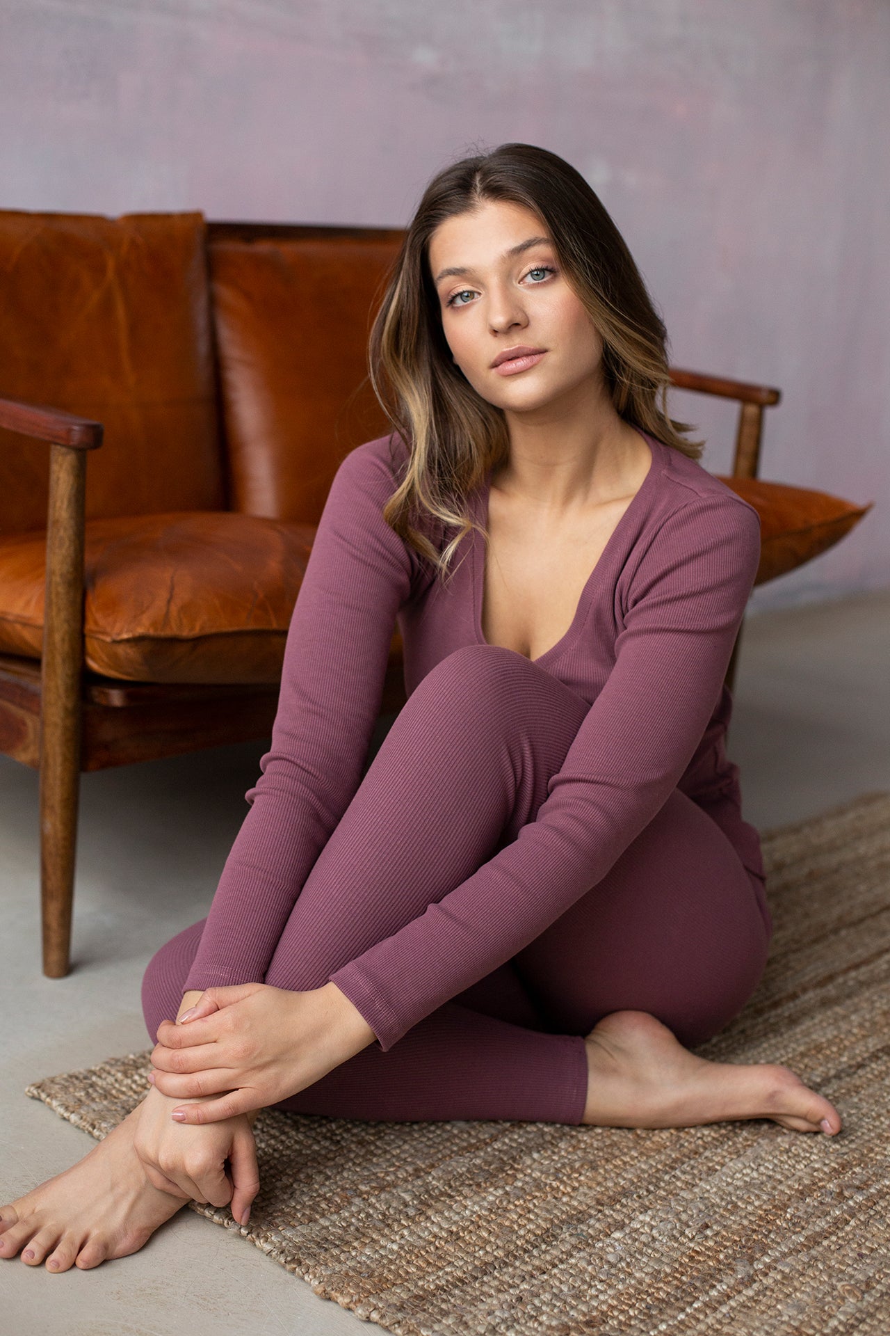 Leginsy (daily) GAME CHANGER Rose Brown