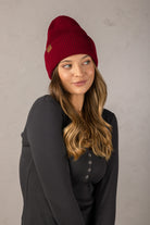 Czapka Cosy Days Wino 100% Merino Extra Fine