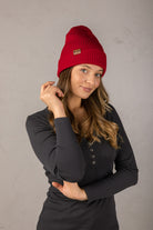 Czapka Cosy Days Czerwona 100% Merino Extra Fine
