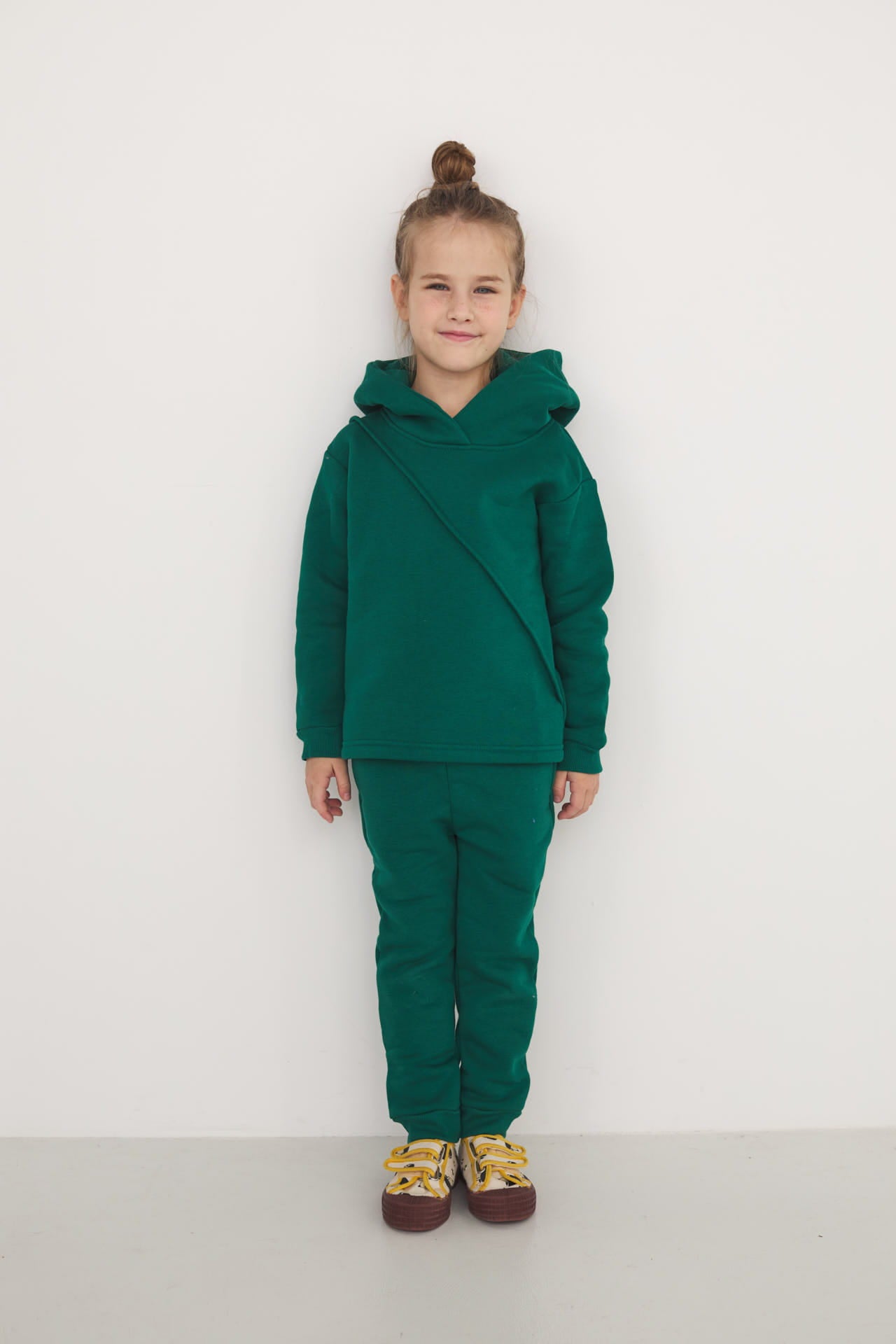 Spodnie Soft Line Kids Butelkowa Zieleń