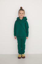 Spodnie Soft Line Kids Butelkowa Zieleń