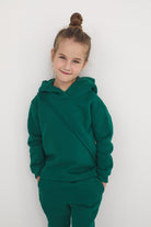 Spodnie Soft Line Kids Butelkowa Zieleń