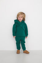 Spodnie Soft Line Kids Butelkowa Zieleń