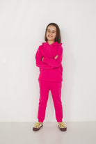 Spodnie Soft Line Kids Fuksja