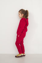 Spodnie Soft Line Kids Malinowa Czerwień