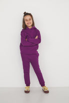 Spodnie Soft Line Kids Purpura