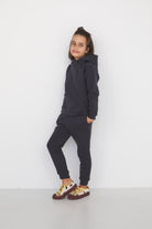 Spodnie Soft Line Kids Zgaszony Granat