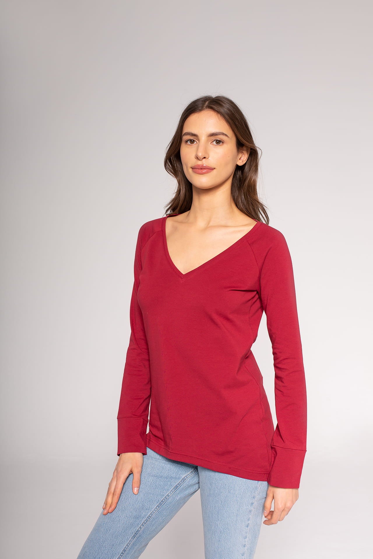 Longsleeve Daily Basic Wino