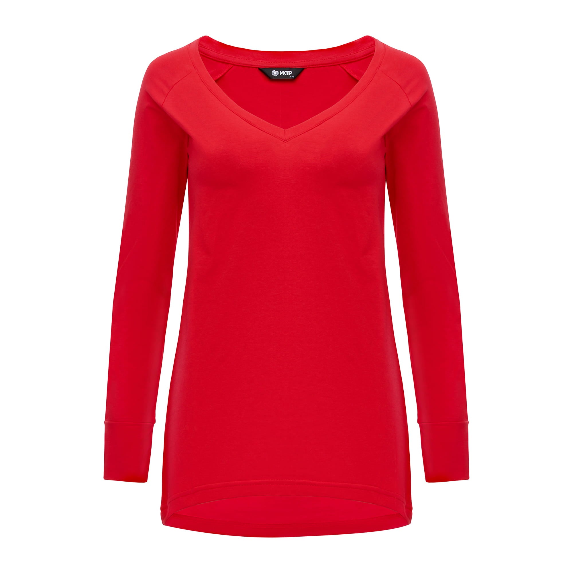 Longsleeve Daily Basic Malinowa Czerwień