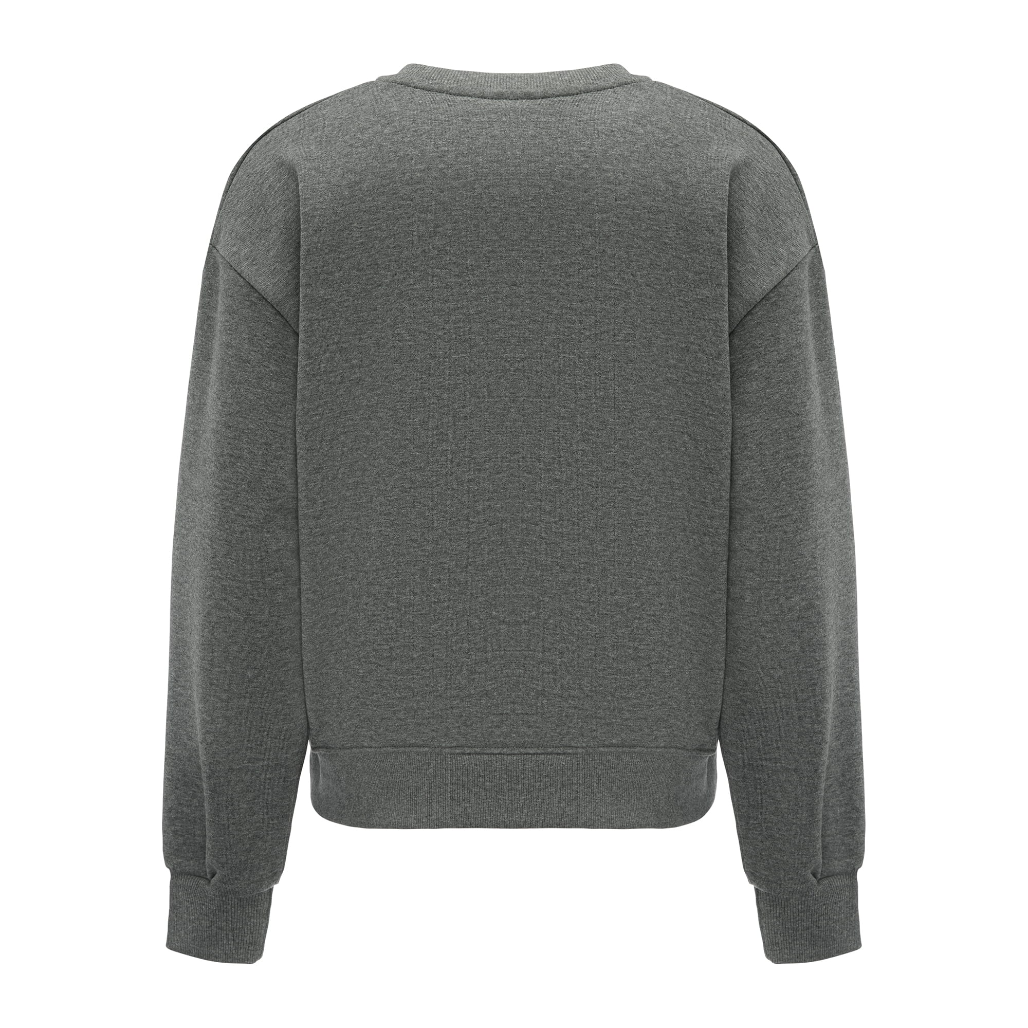 Bluza Klasyk Szary Ciemny Melanż