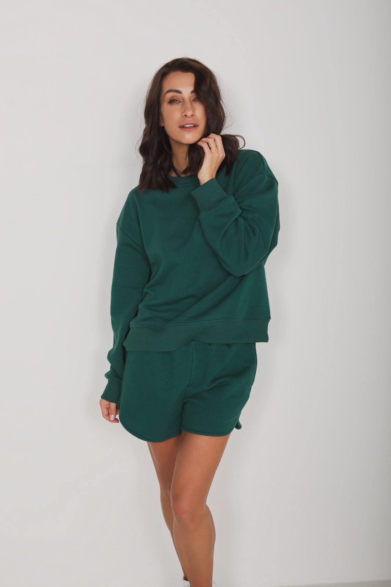 Bluza Klasyk Zielony Ciemny