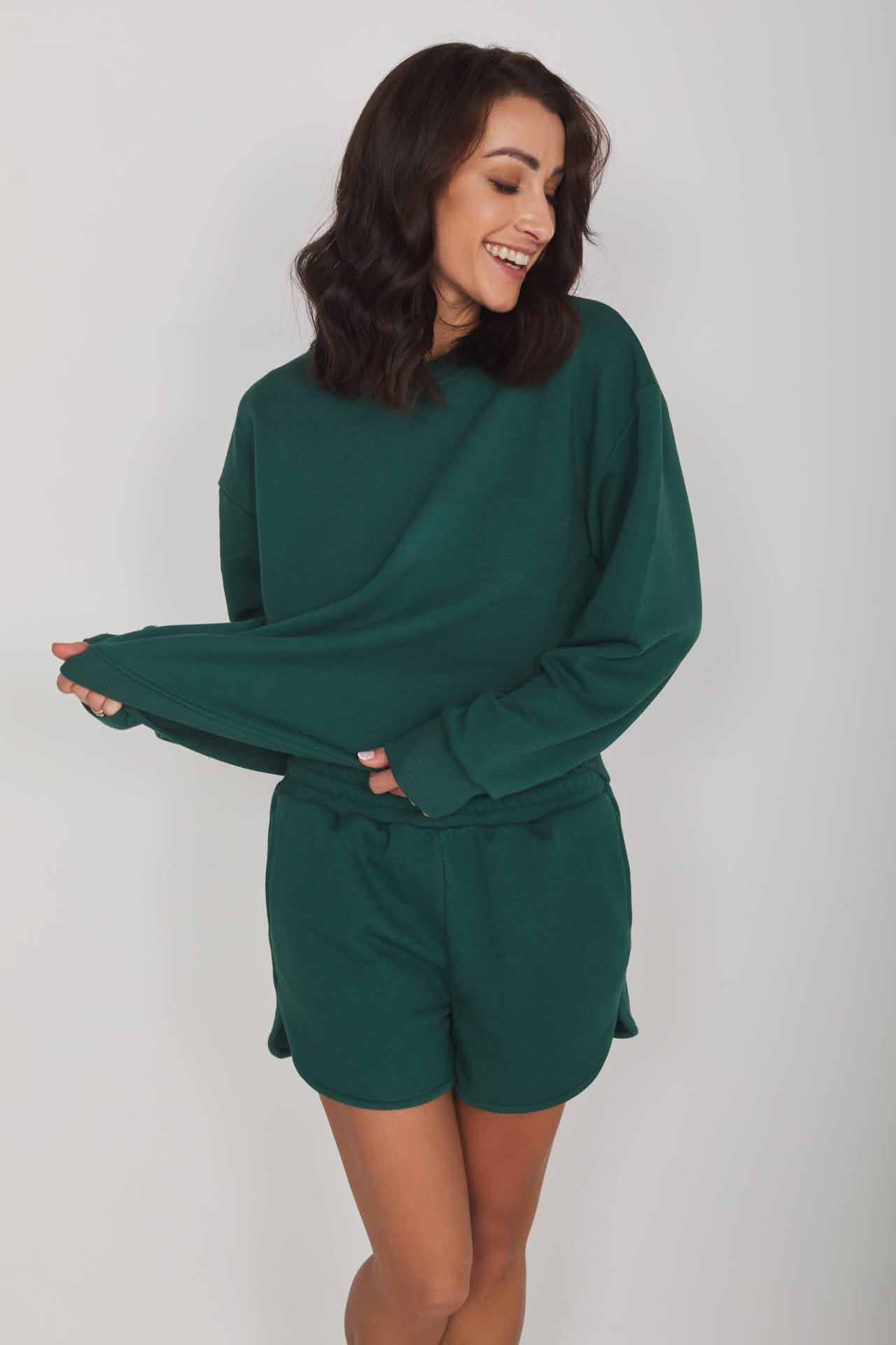 Bluza Klasyk Zielony Ciemny