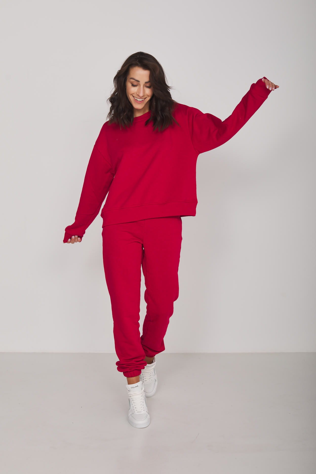 Bluza Klasyk Malinowa Czerwień