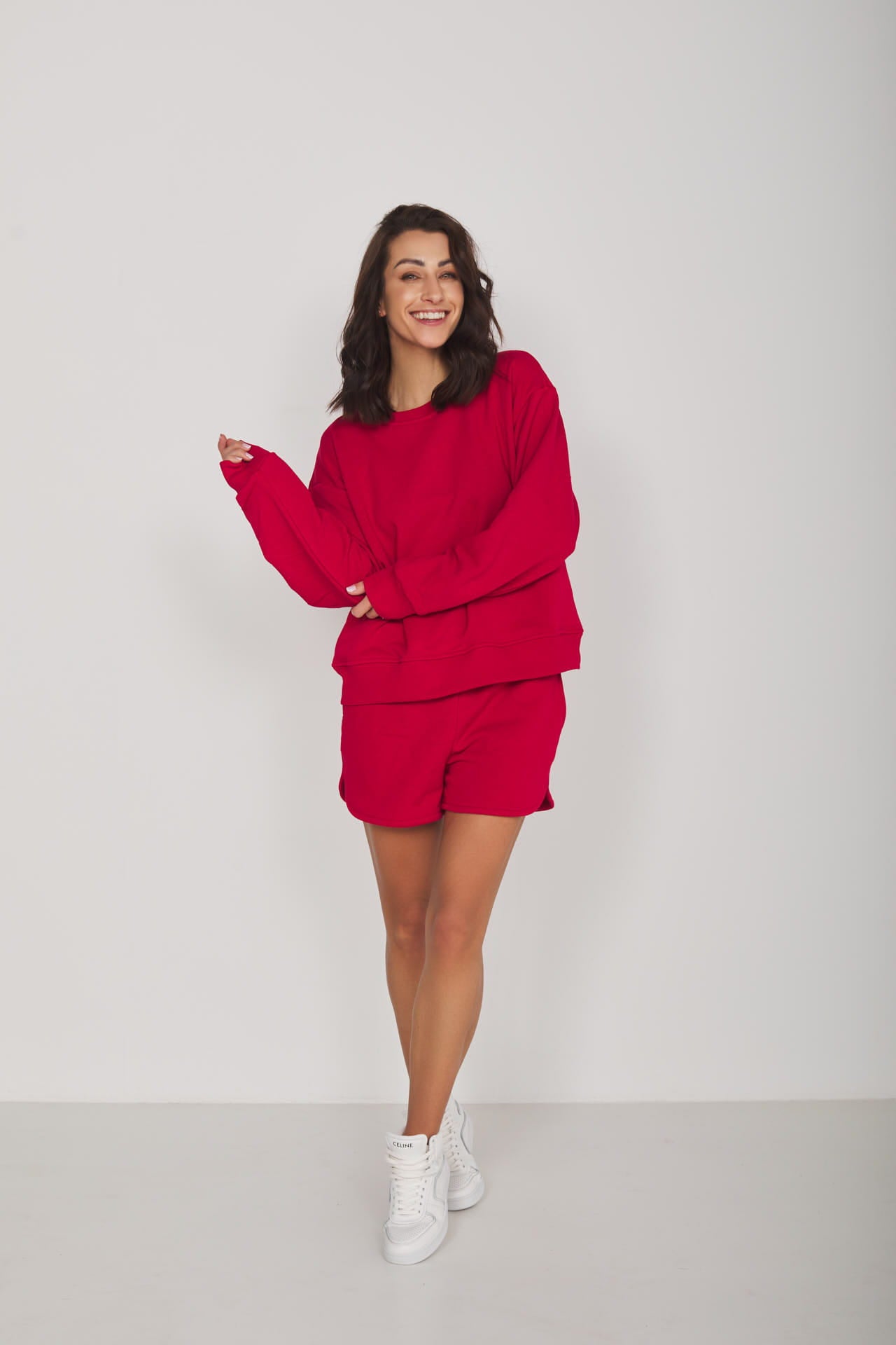 Bluza Klasyk Malinowa Czerwień