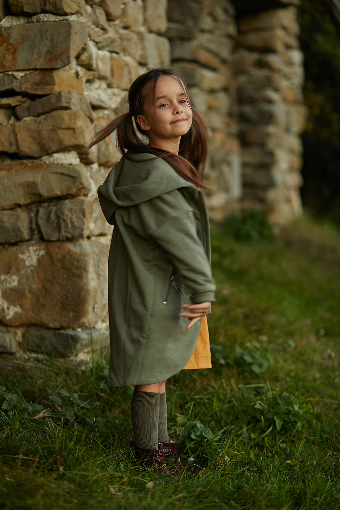 Płaszczobluza KIDS Khaki