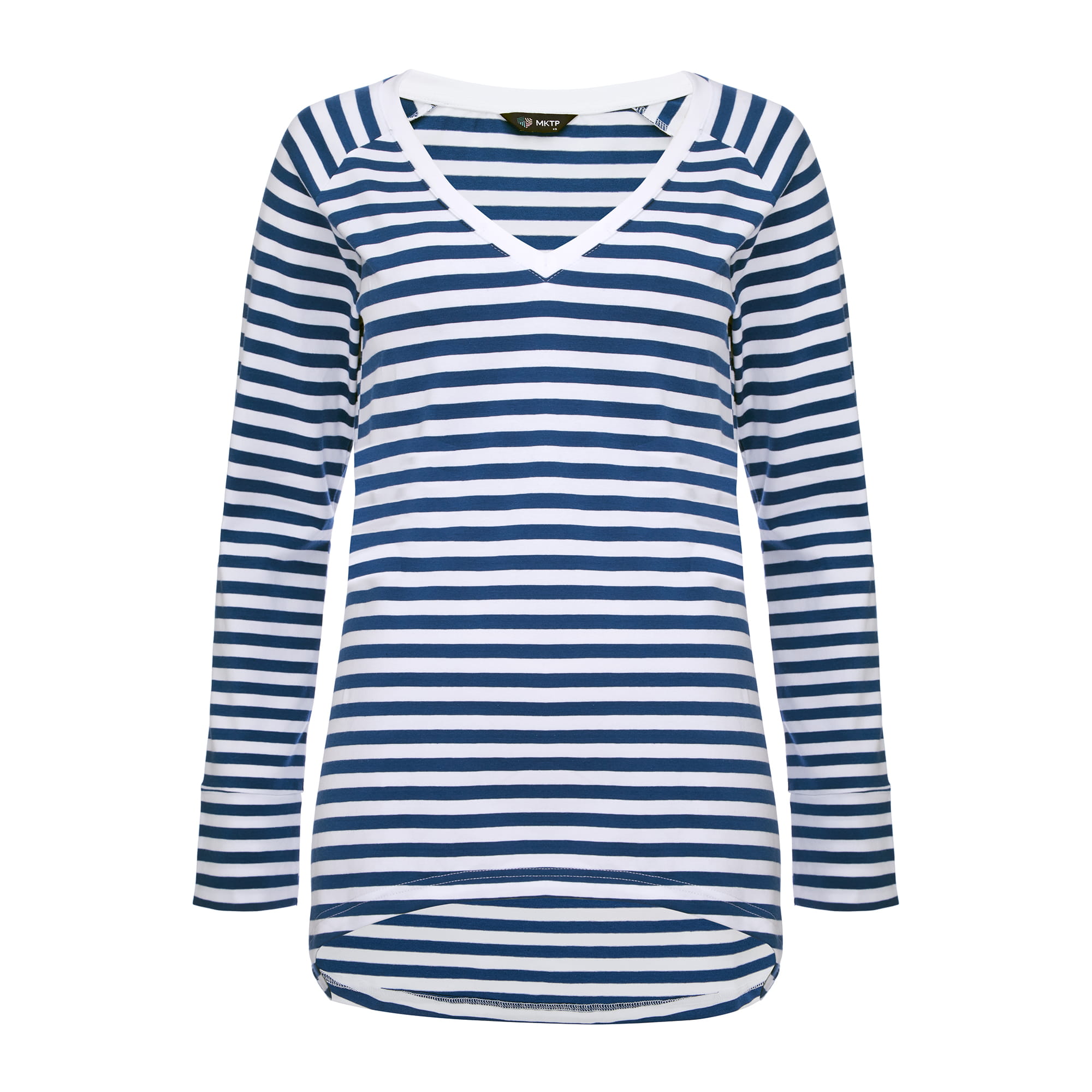 Longsleeve Daily Basic Paski Classic Blue