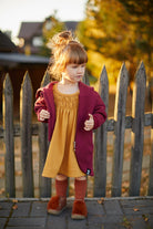 Płaszczobluza KIDS Burgund