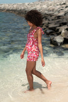 Top Summer Spritz Drobne Kwiaty Len