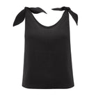 Top Summer Spritz Czarny Len
