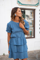 Sukienka Sunkissed Niebieski Denim