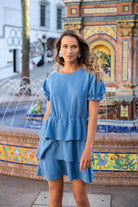 Sukienka Sunkissed Niebieski Denim