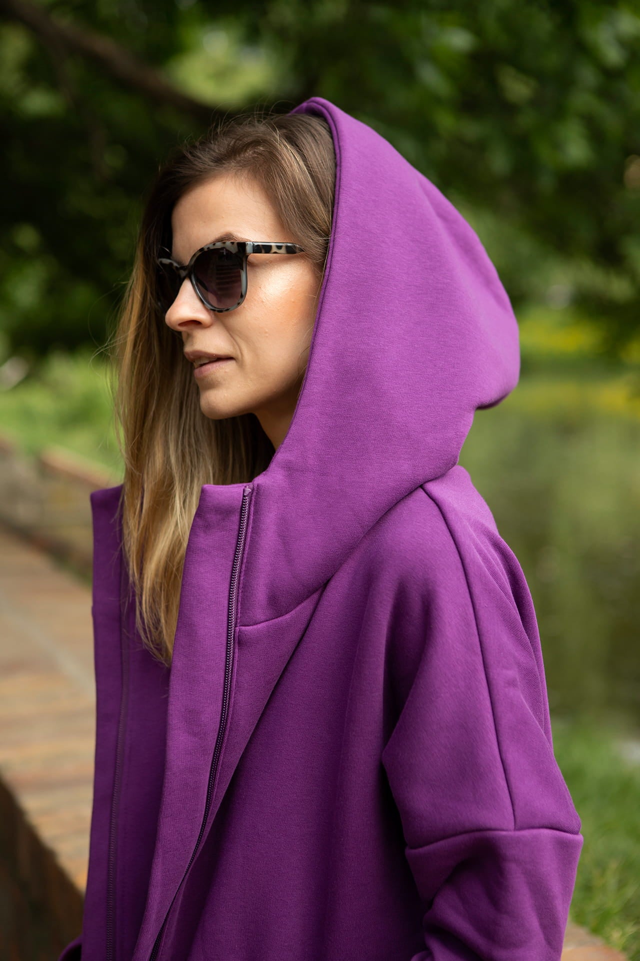Peleryna No.2 na suwak Purpura