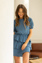 Sukienka Sunkissed Niebieski Denim