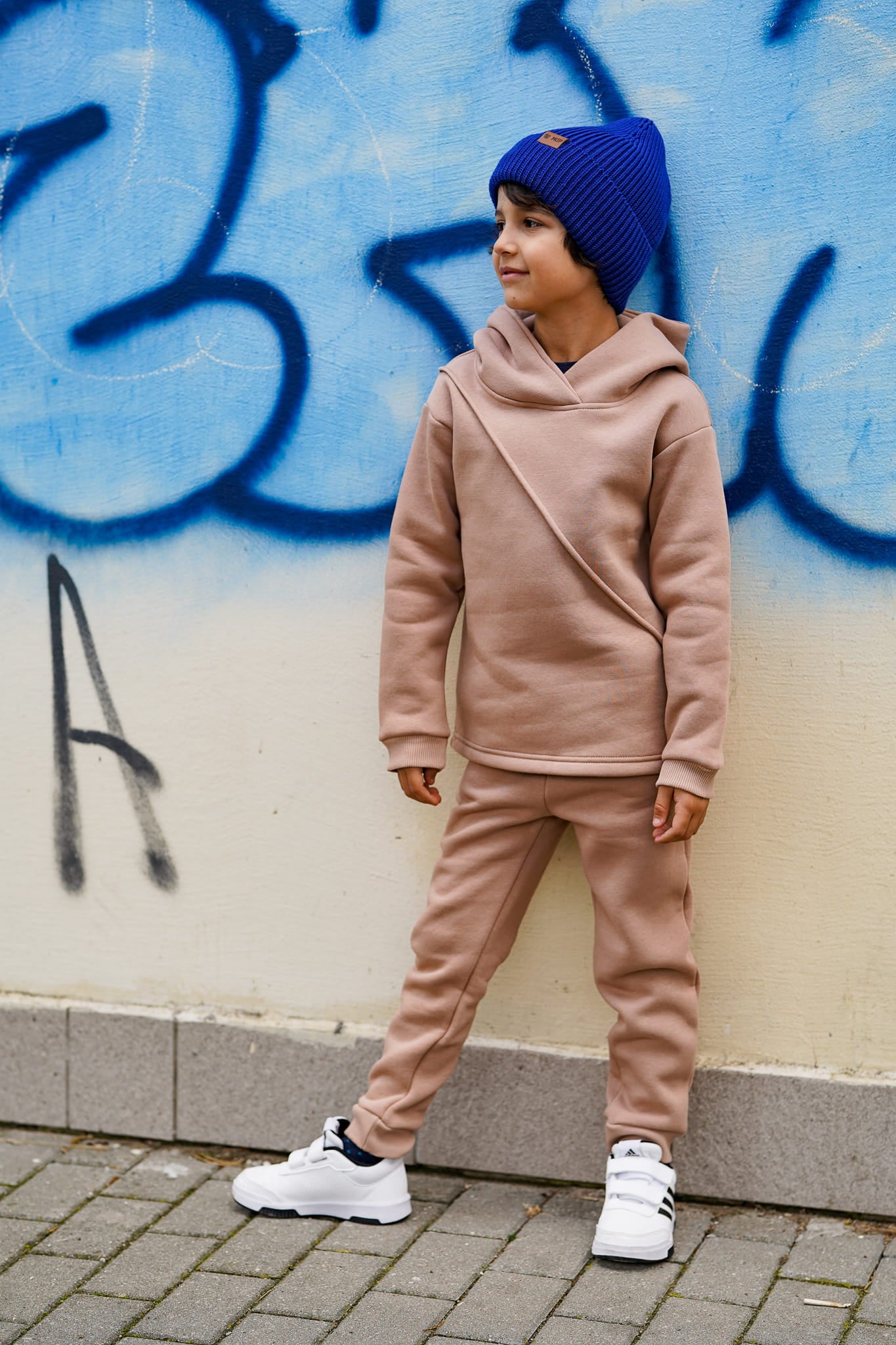 Spodnie Soft Line Kids Kawa z mlekiem