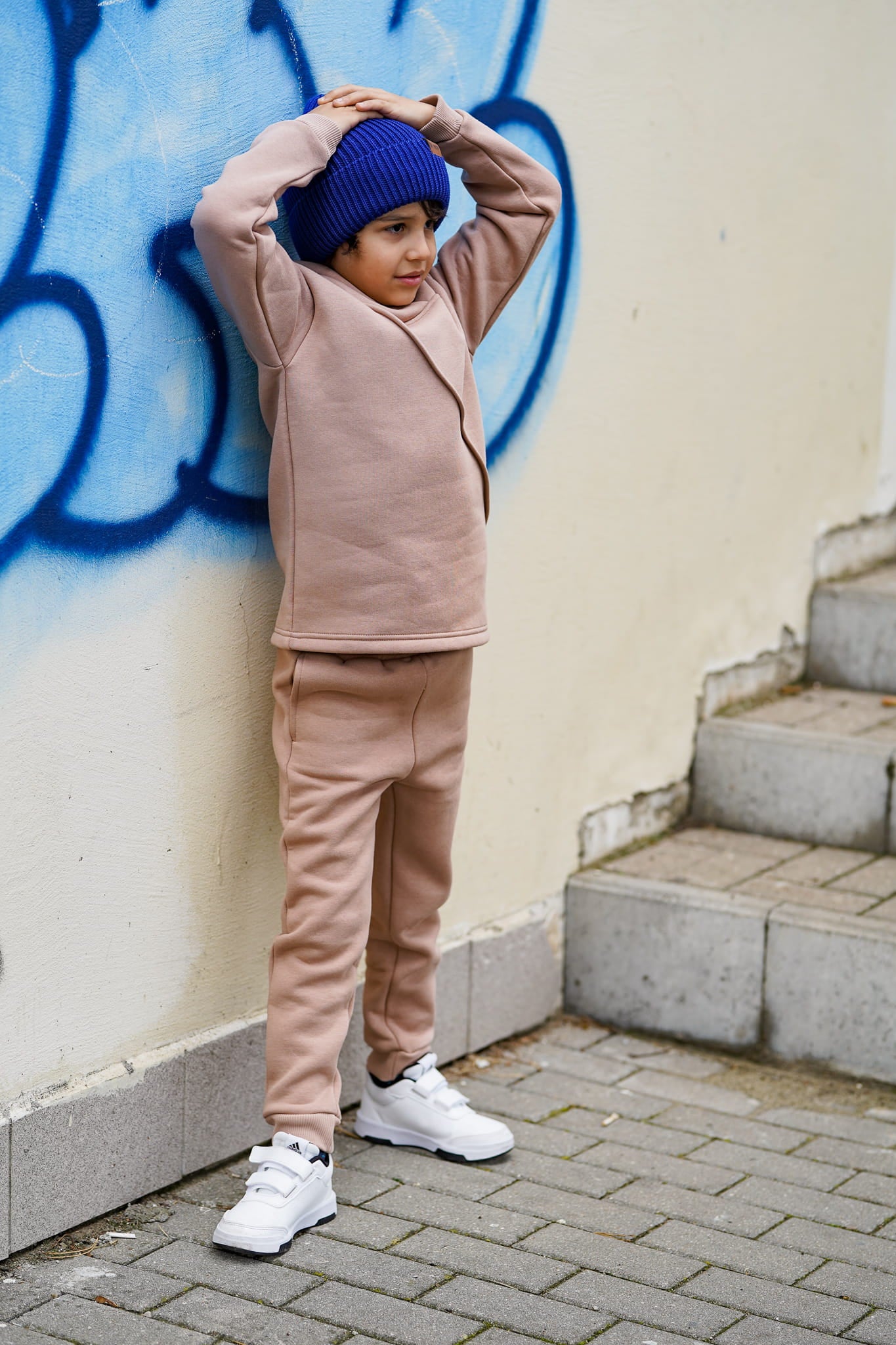 Spodnie Soft Line Kids Kawa z mlekiem