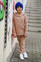 Spodnie Soft Line Kids Kawa z mlekiem