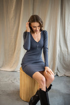 Sukienka No Regrets Zgaszony Granat