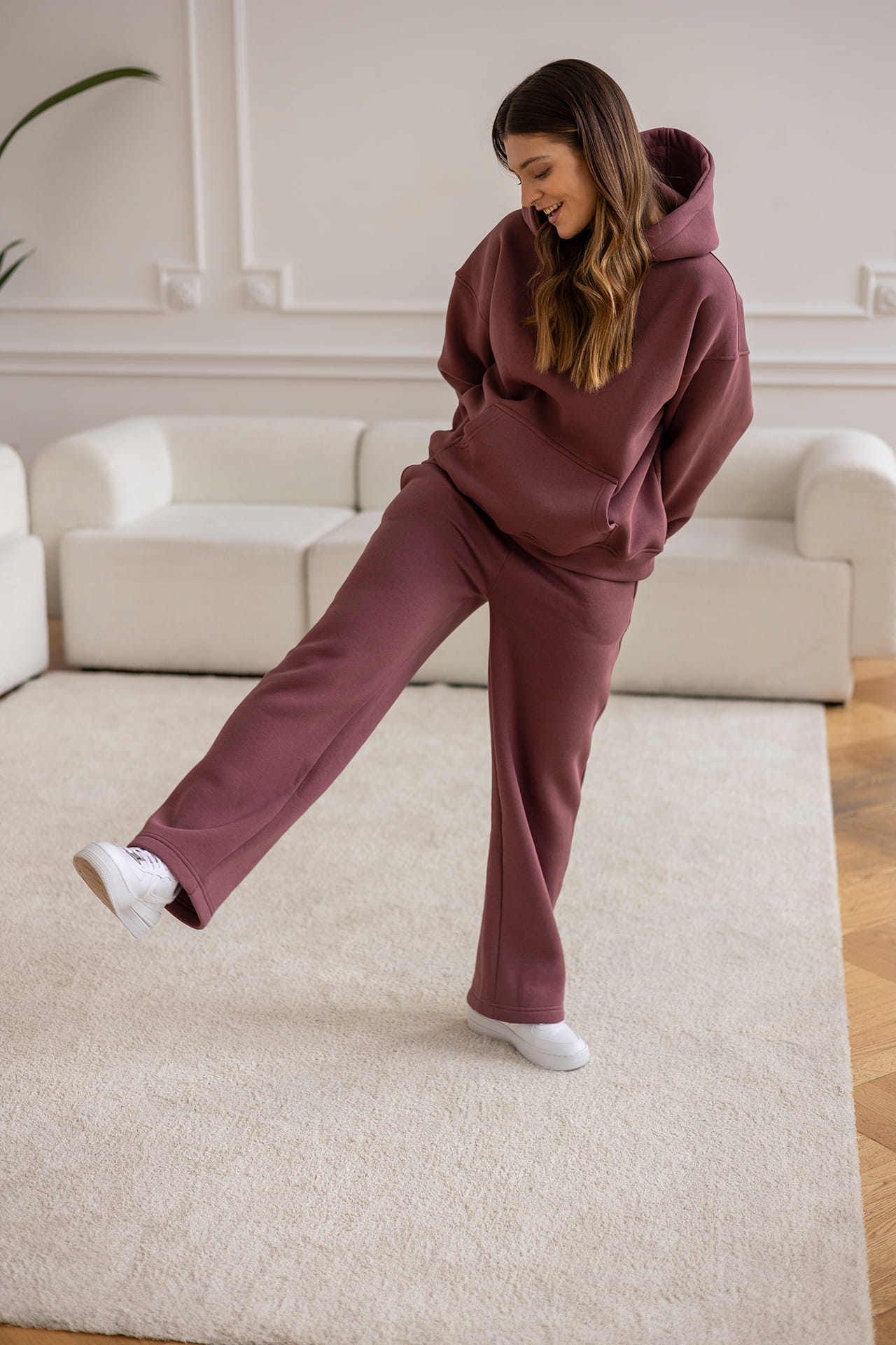 Spodnie Dresowe Not So Basic Rose Brown