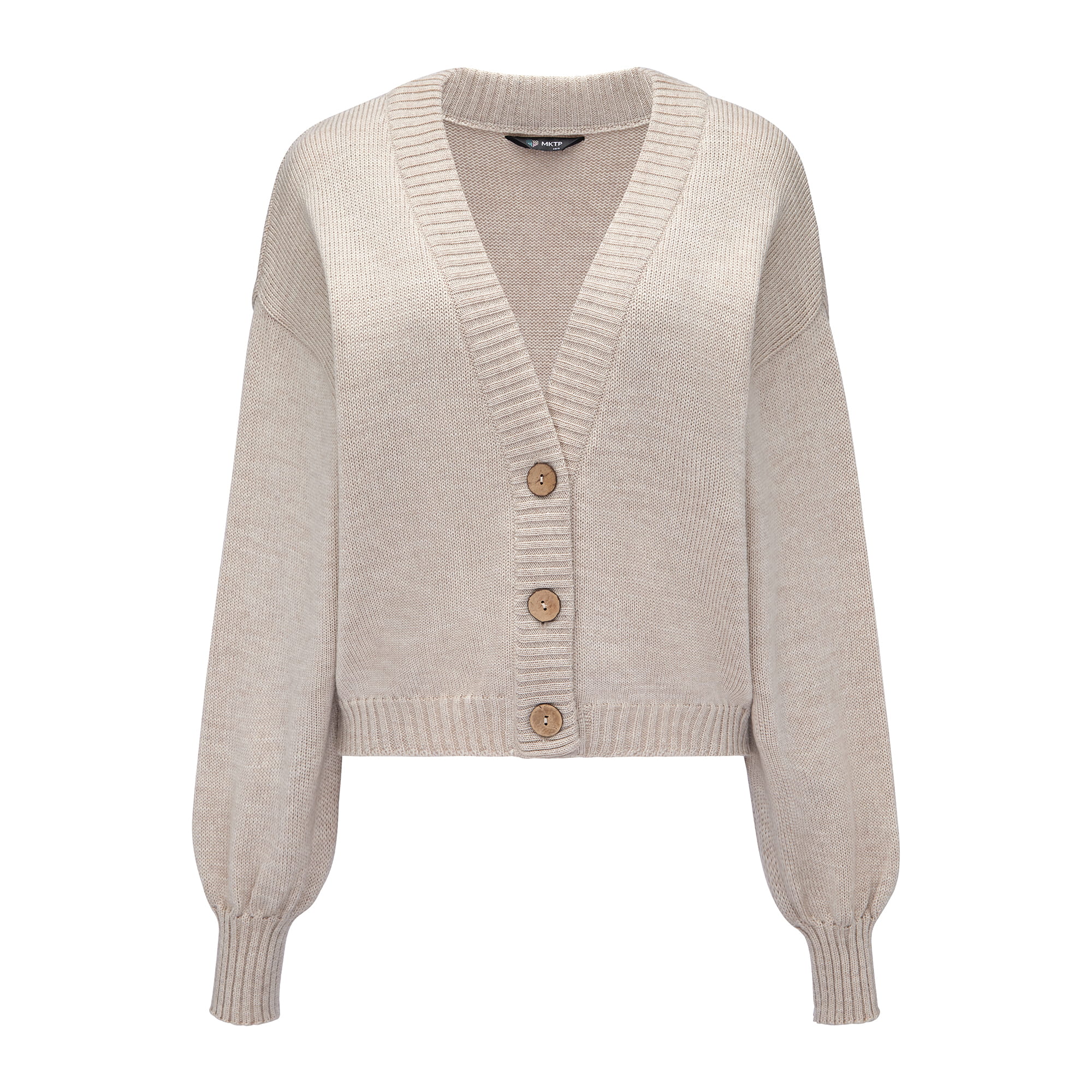 Kardigan Wool Me Tender Beż 100% Wełna Merino