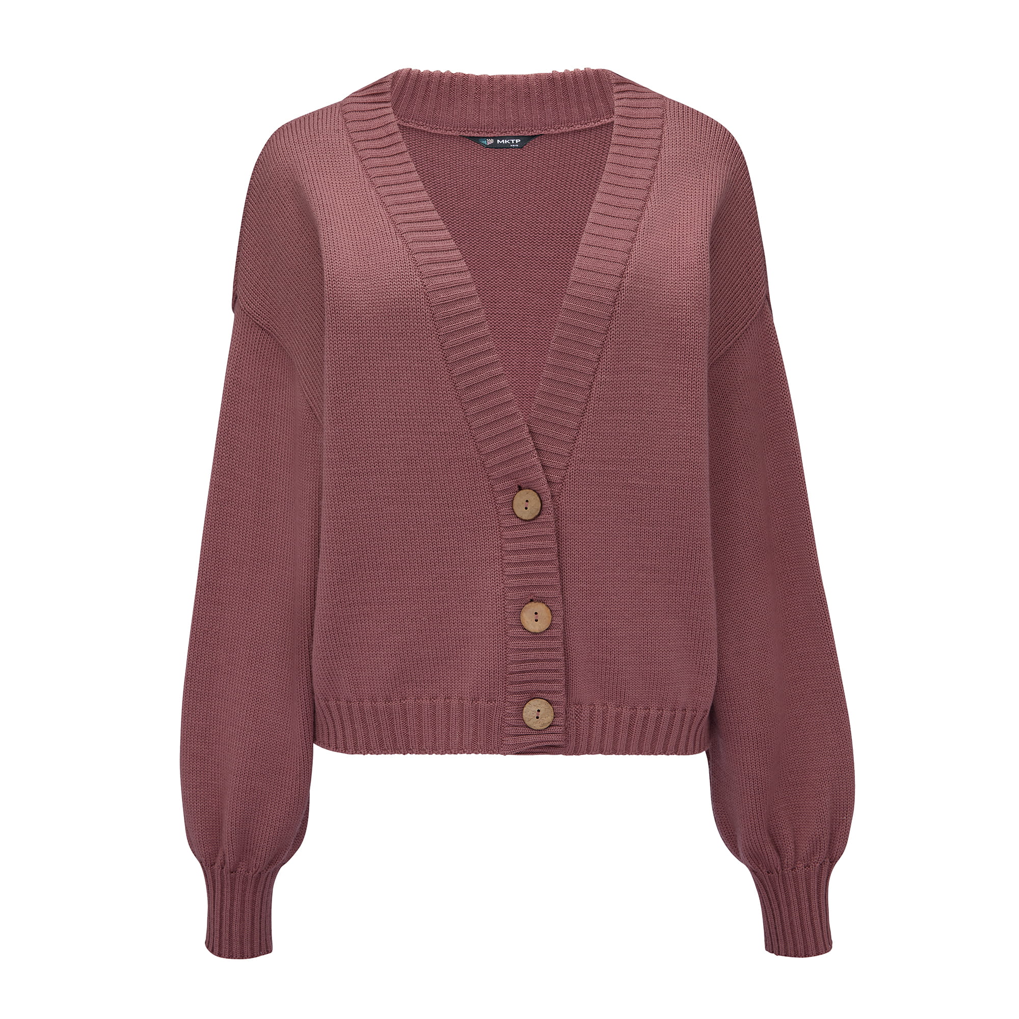 Kardigan Wool Me Tender Rose Denim 100% Wełna Merino