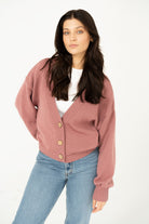 Kardigan Wool Me Tender Rose Denim 100% Wełna Merino