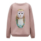 Bluza Kids z Sową Smoky Pink