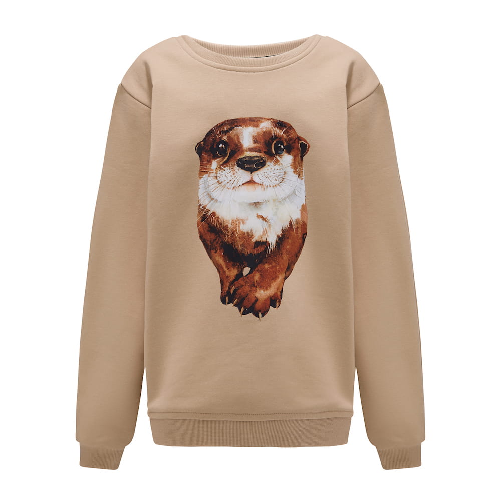 Bluza Kids z Wydrą Kawa z mlekiem