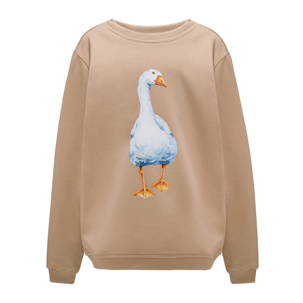 Bluza Kids z Gęsią Kawa z mlekiem