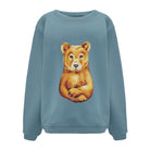 Bluza Kids z Misiem Niebieski Dżins